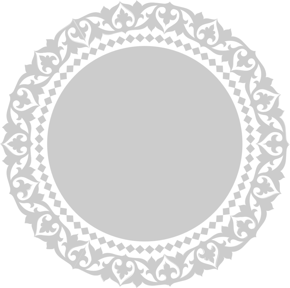 Decoration frame circle vector