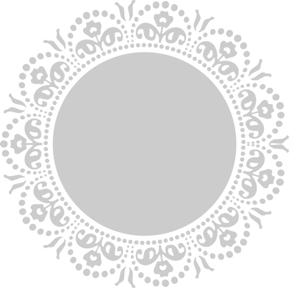 Decoration frame circle vector