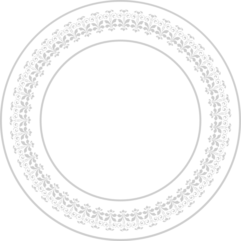 Decoration circle frame vector