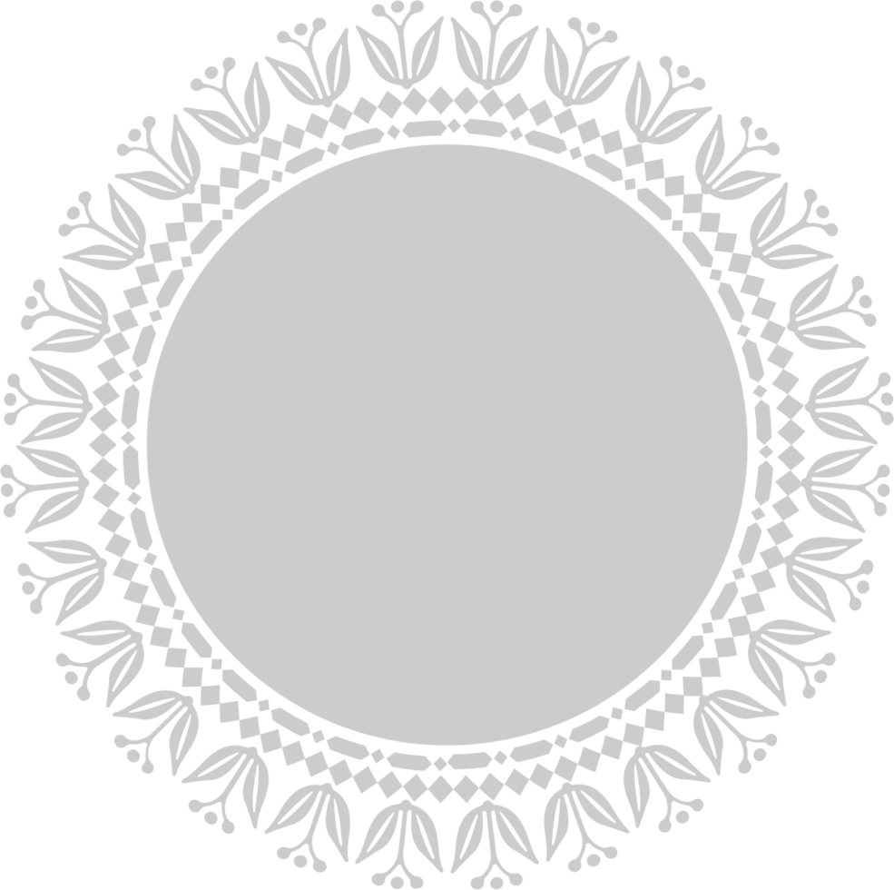 Decoration frame circle vector