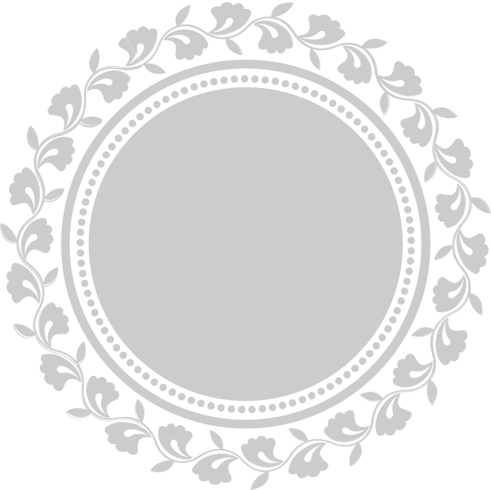 Decoration frame circle vector
