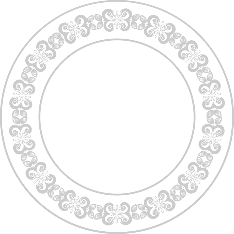 Decoration circle frame vector
