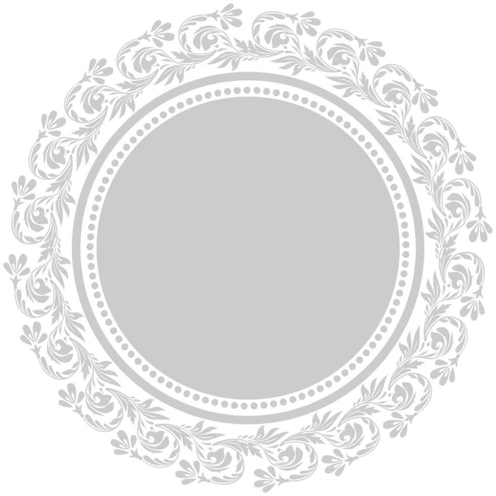 Decoration frame circle vector