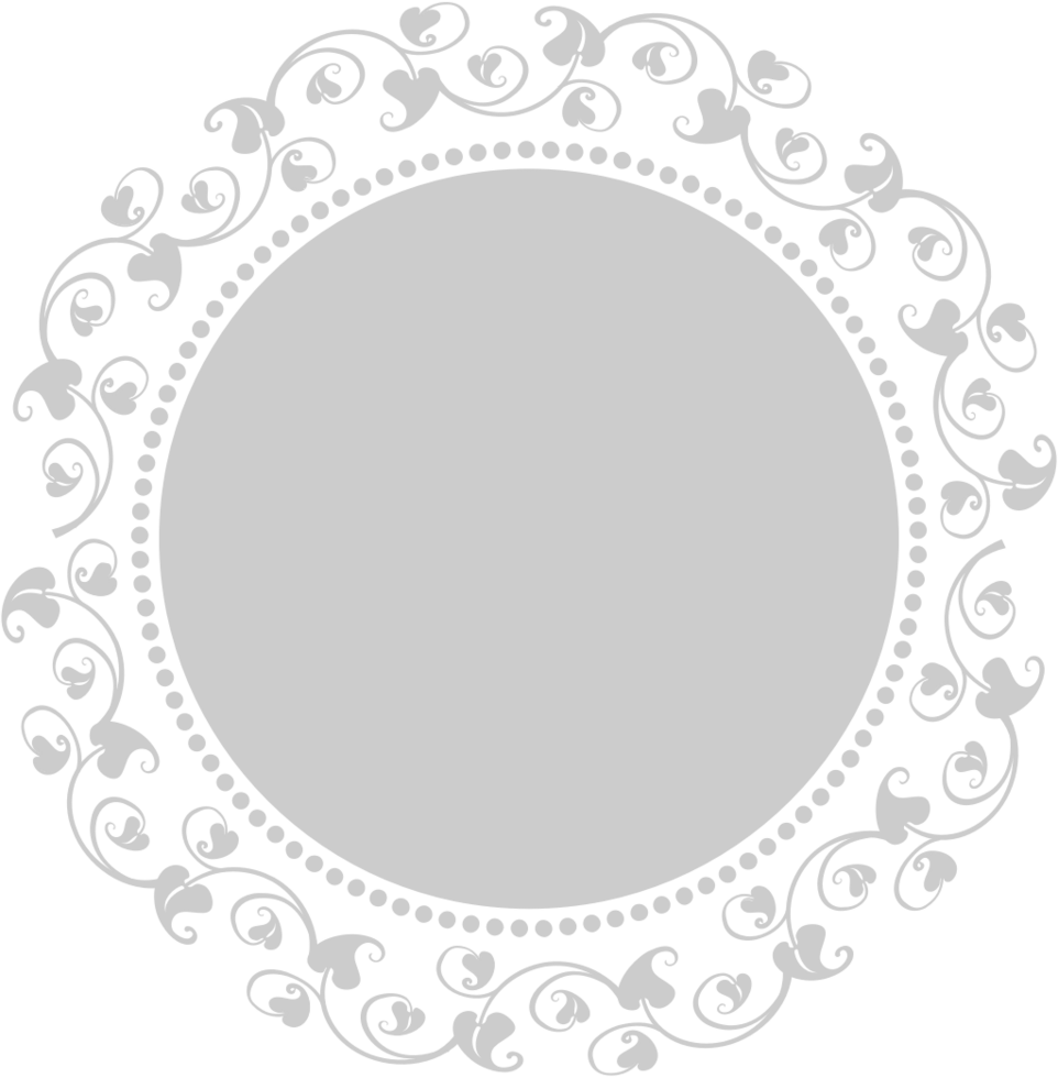 Decoration frame circle vector