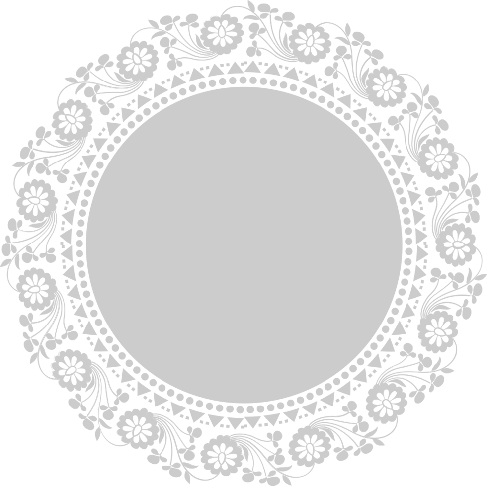 Decoration frame circle vector