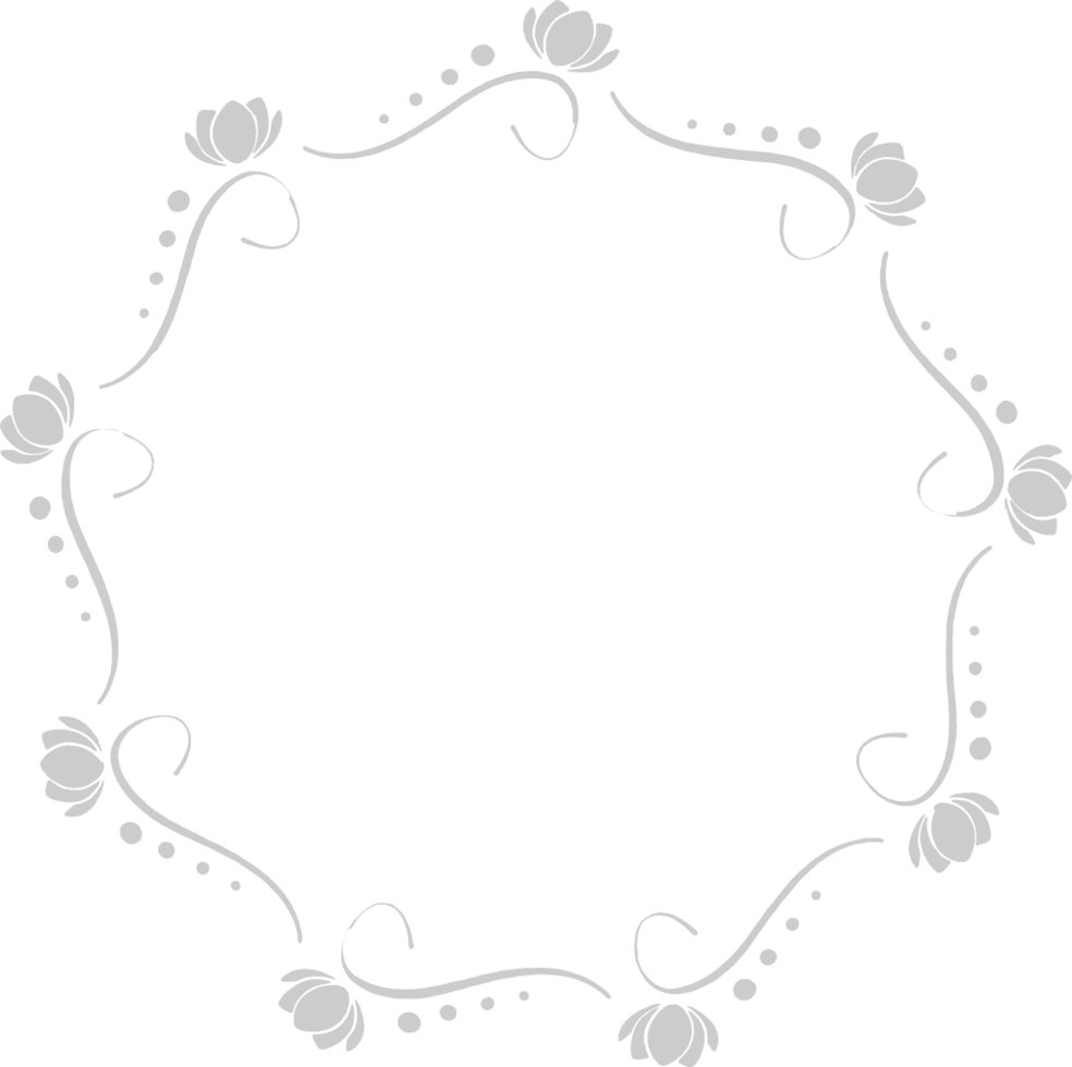 Decoration circle frame vector