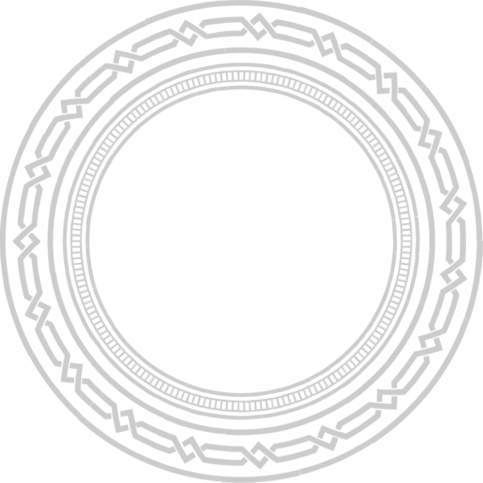 Decoration frame circle vector