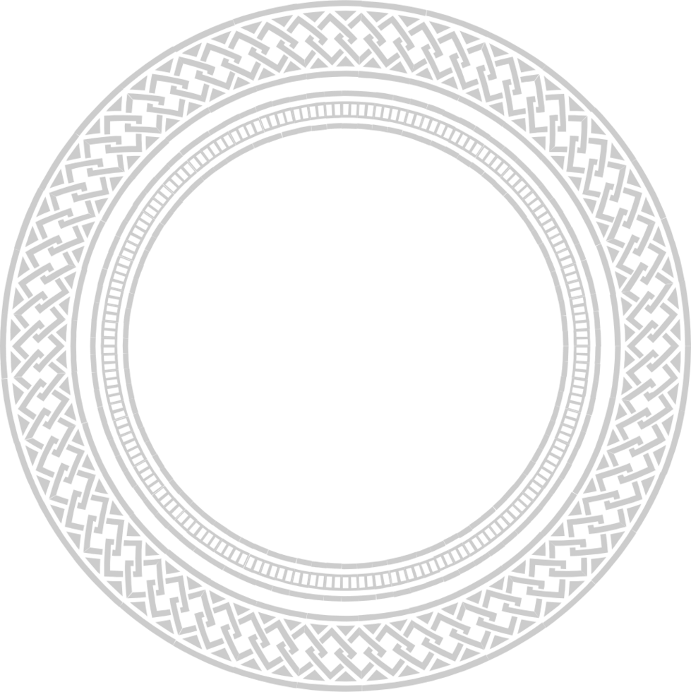 Decoration frame circle vector