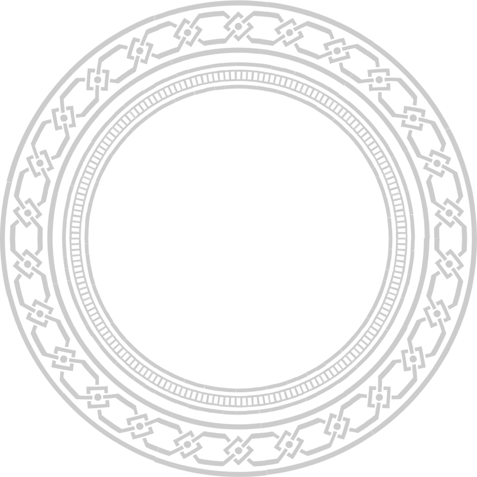 Decoration frame circle vector