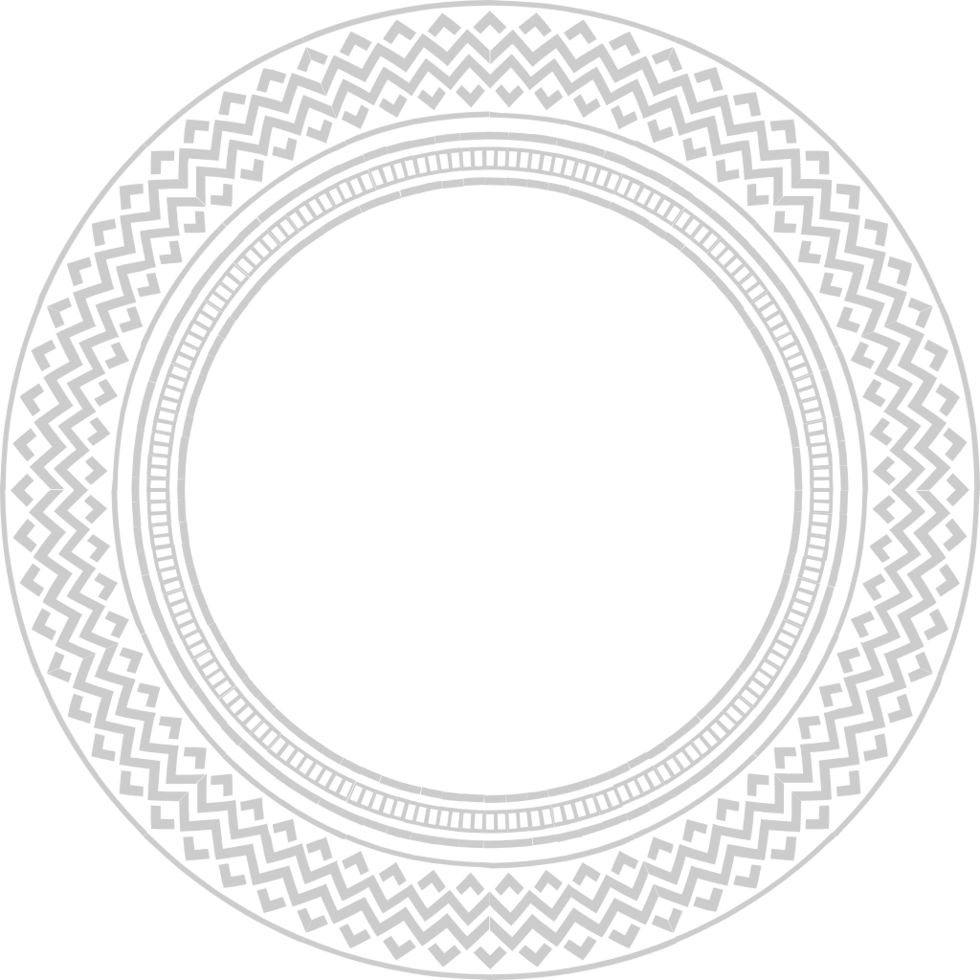 Decoration frame circle vector