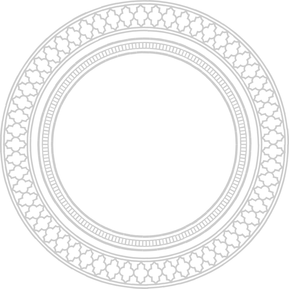 Decoration frame circle vector