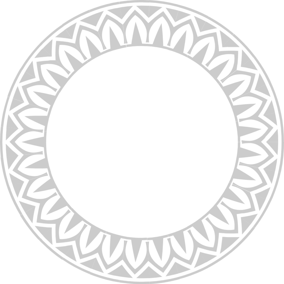 Decoration frame circle vector