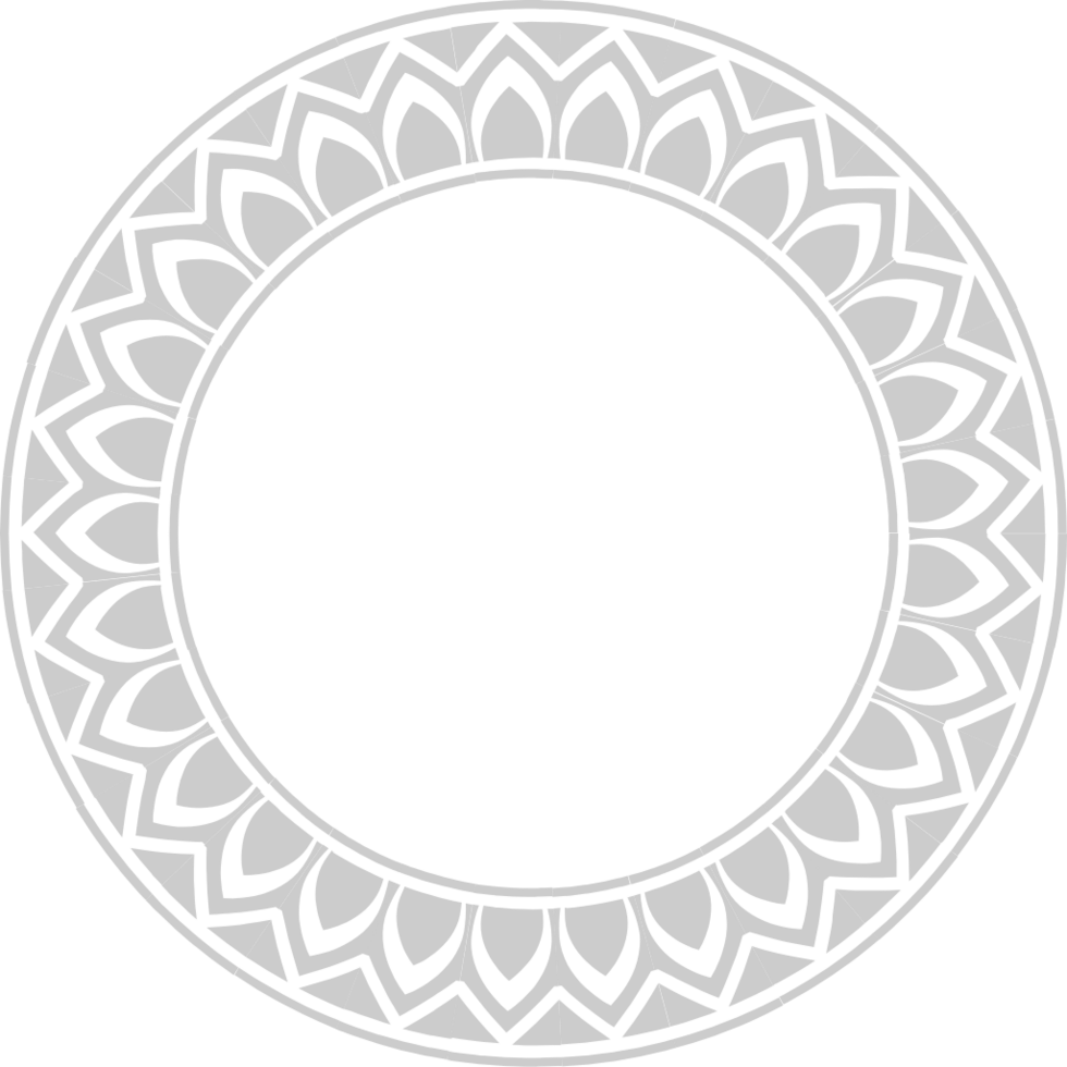 Decoration frame circle vector