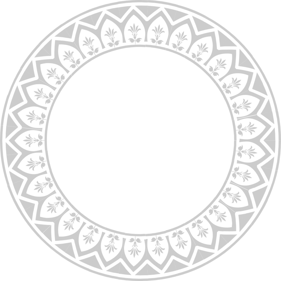 Decoration frame circle vector