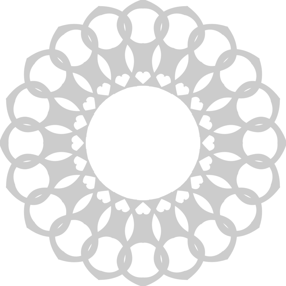 Decoration abstract circle vector