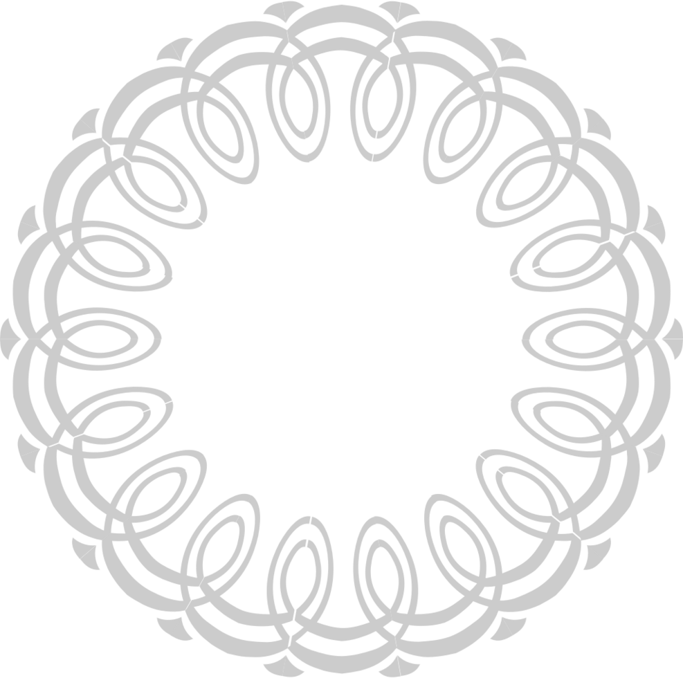 Decorative abstract circle vector