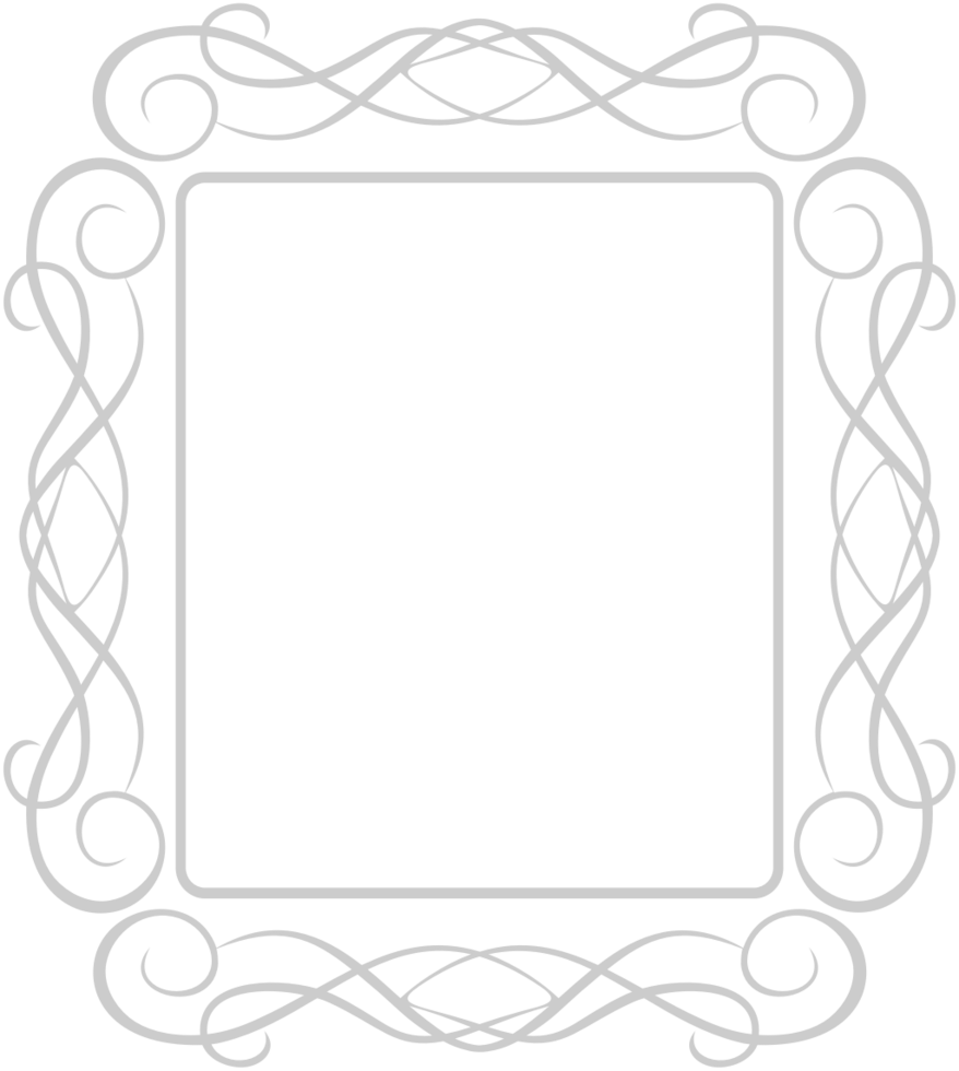 Decoration frame rectangle vector