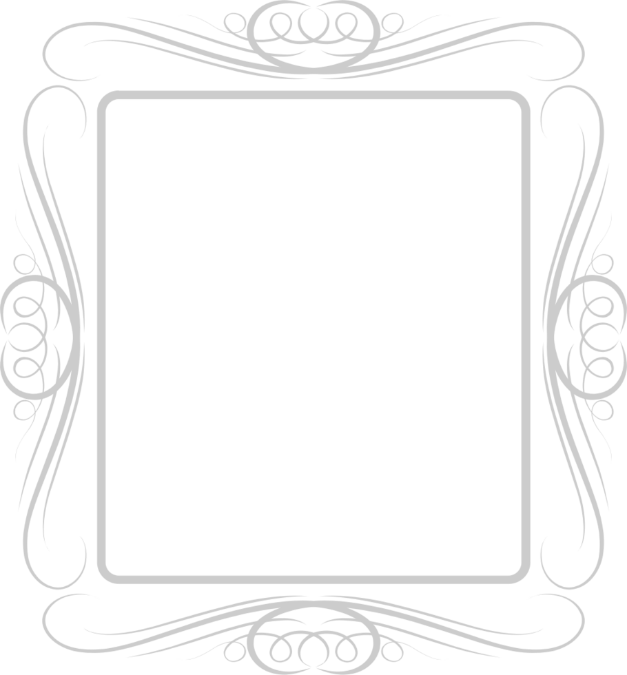 Decoration frame rectangle vector