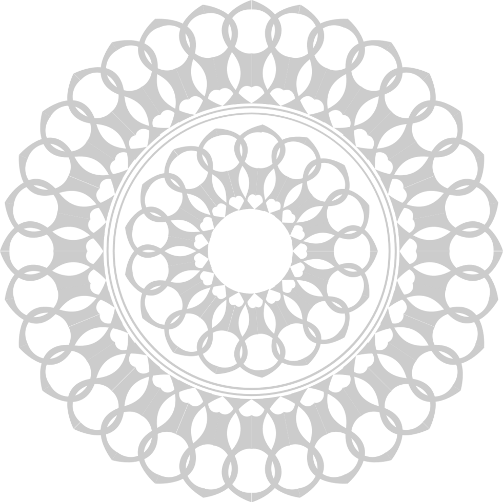 Decorative abstract circle vector