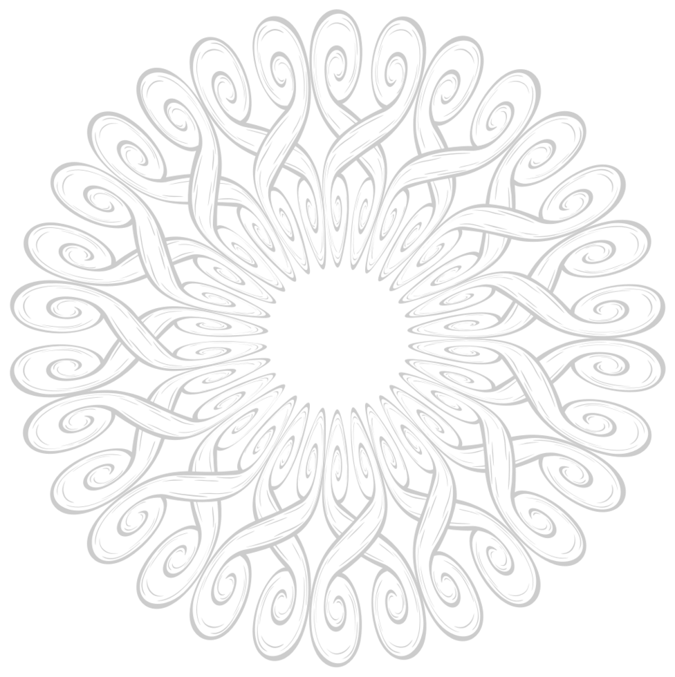 Decorative abstract circle vector