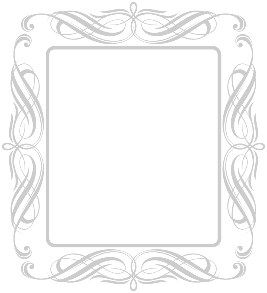 Decoration frame rectangle vector