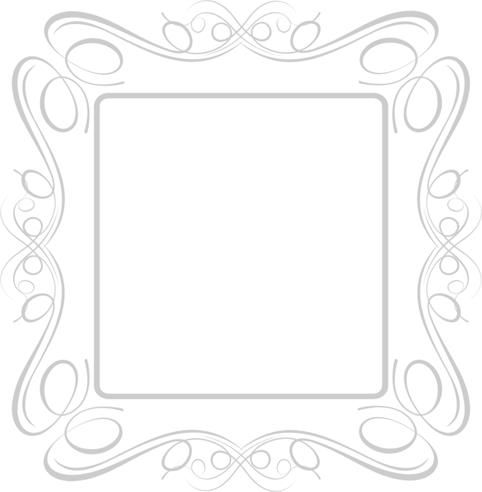 Decoration frame rectangle vector