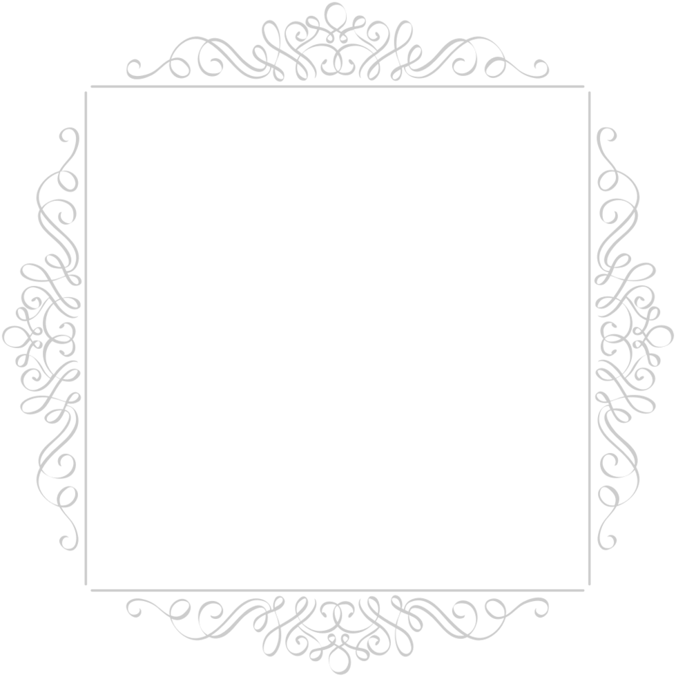 Decoration frame rectangle vector