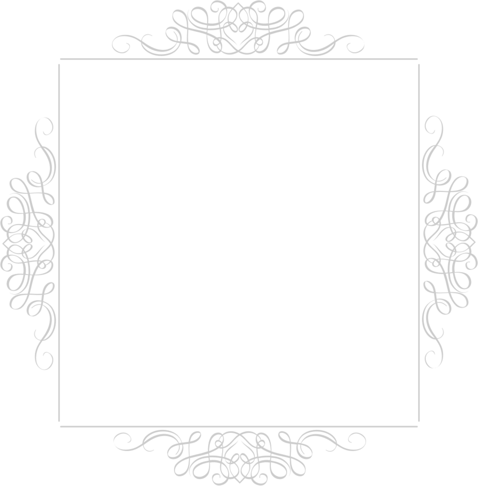 Decoration frame rectangle vector