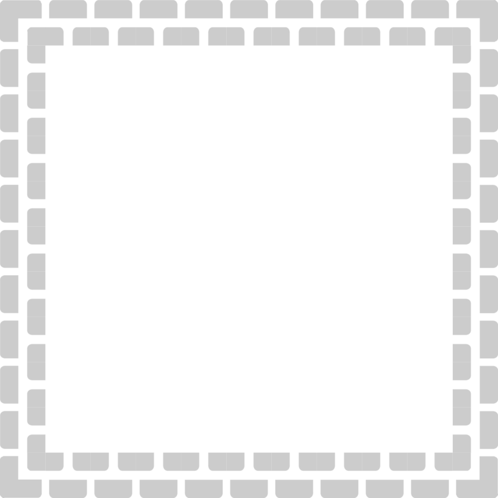 Decoration square frame vector