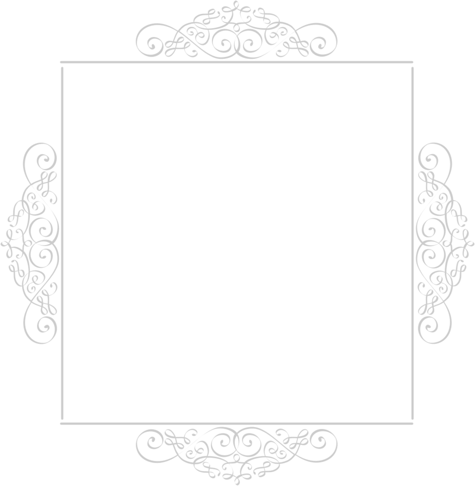 Decoration frame rectangle vector