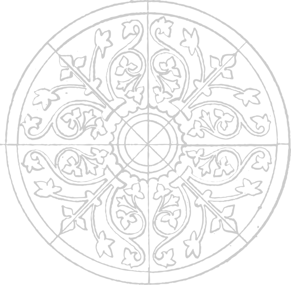 Decoration circle swirly vector