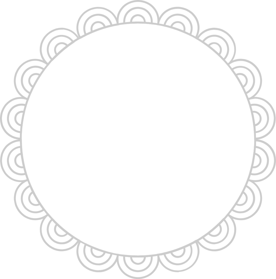 Decoration cute frame vector