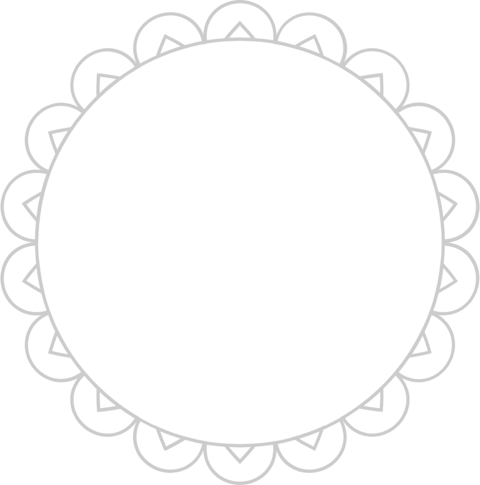 Decoration cute frame vector