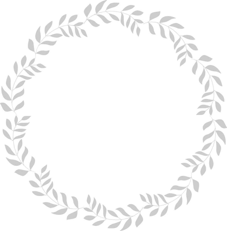 Decoration leaf frame vector