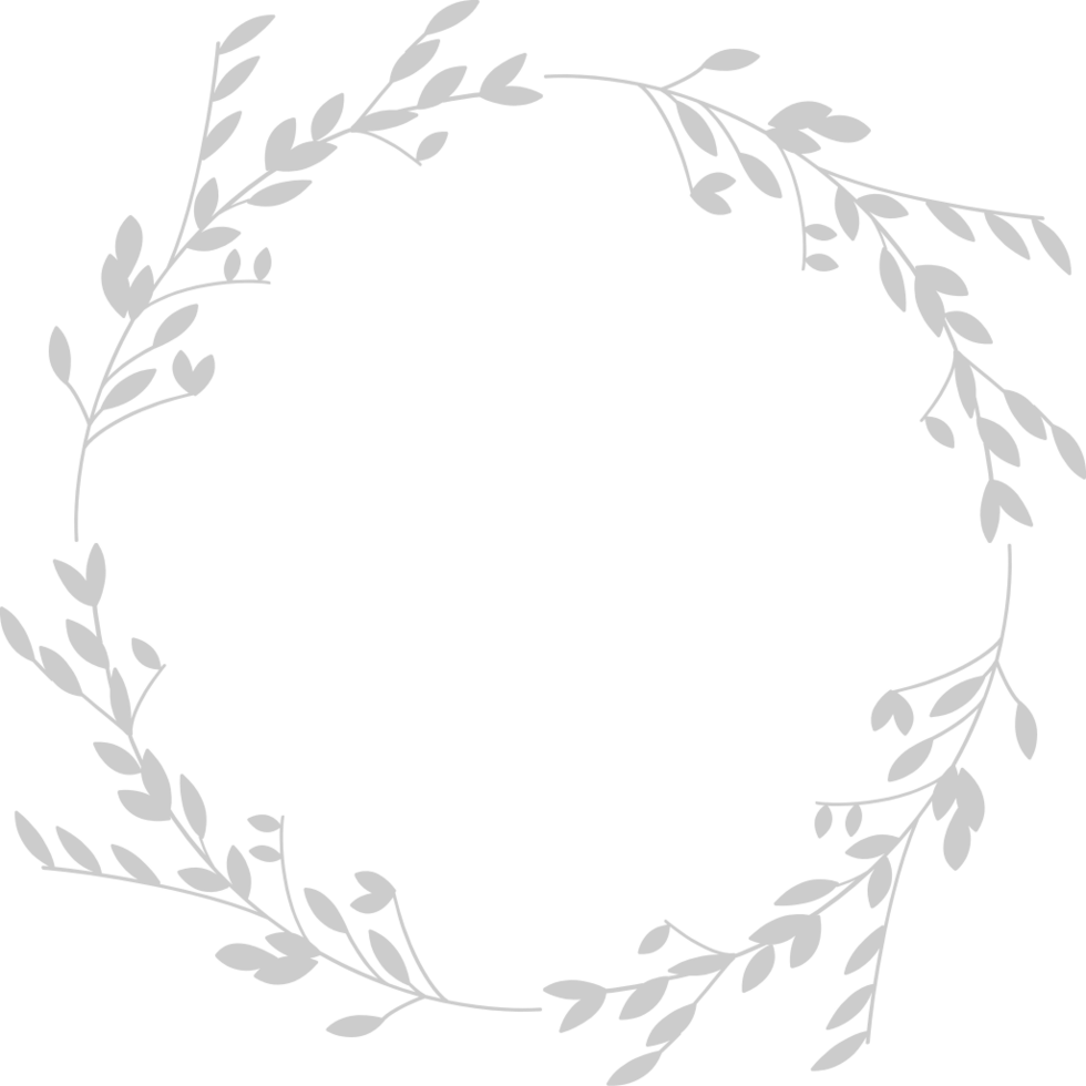 Decoration leaf frame vector