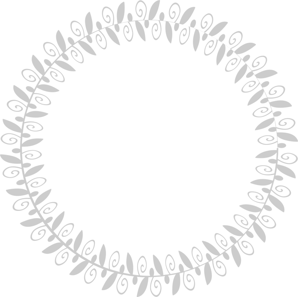 Decoration leaf frame vector