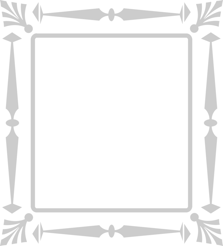 Decoration rectangle frame vector
