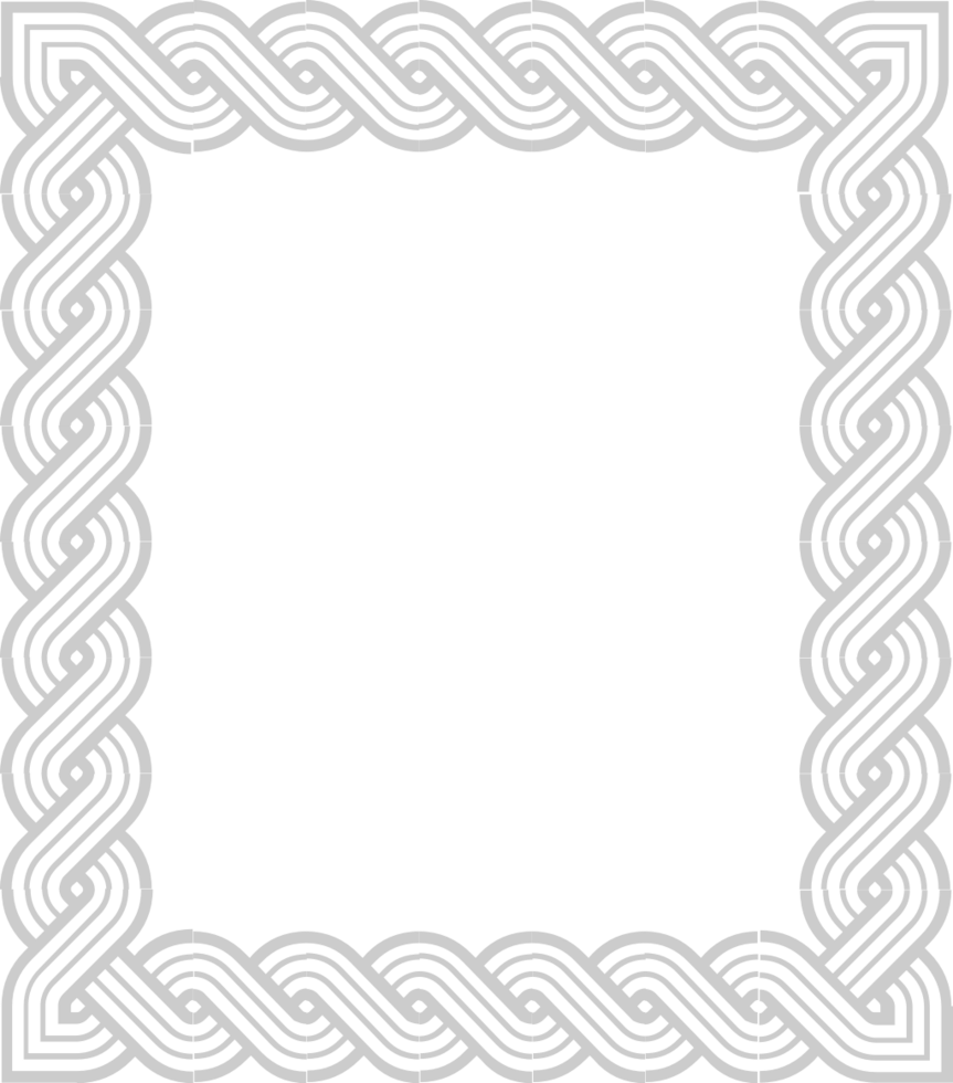 Decoration rectangle frame vector