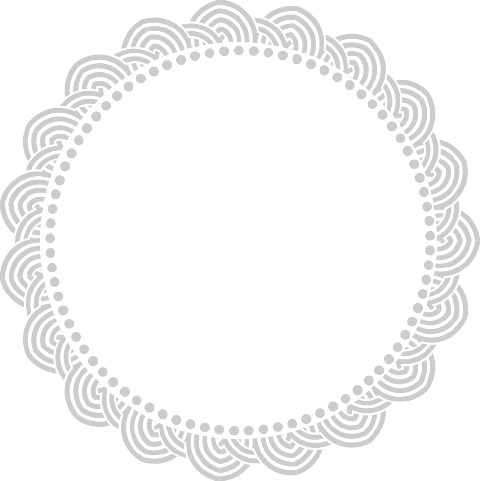 Decoration circle frame vector
