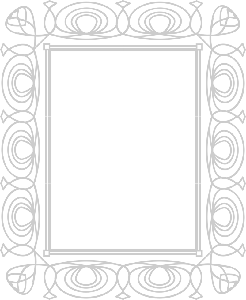 Decoration rectangle frame vector