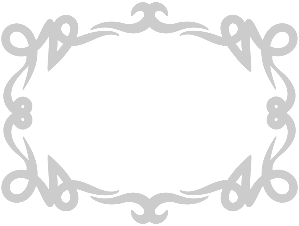 Decoration scroll work frame vector