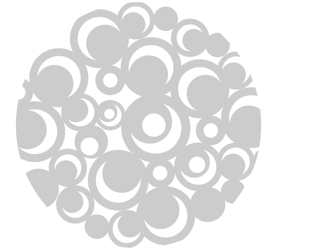 Decoration circle flower vector