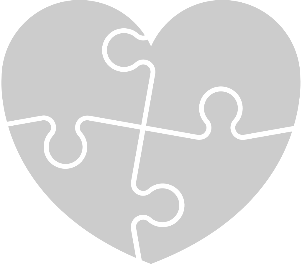 Puzzle Pieces Heart vector