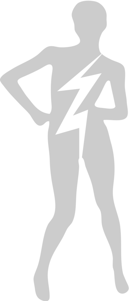 Lightning manequin vector