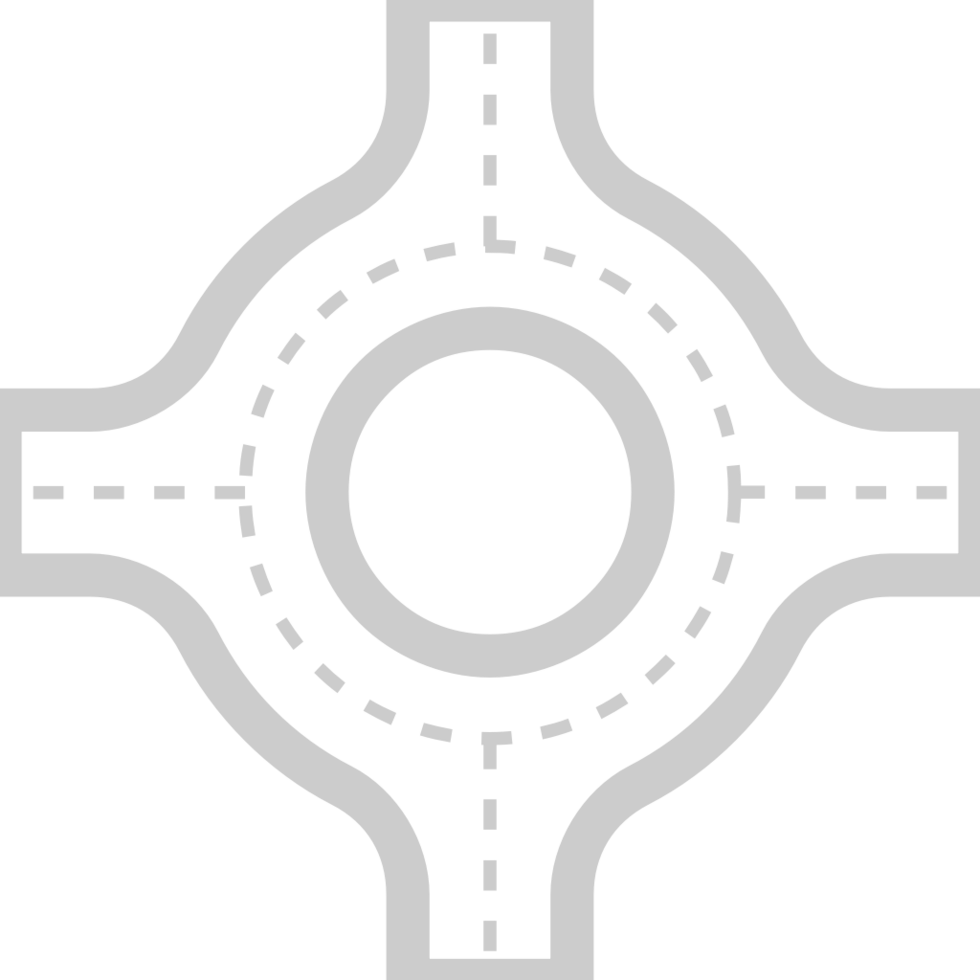 Roads Roundabout vector