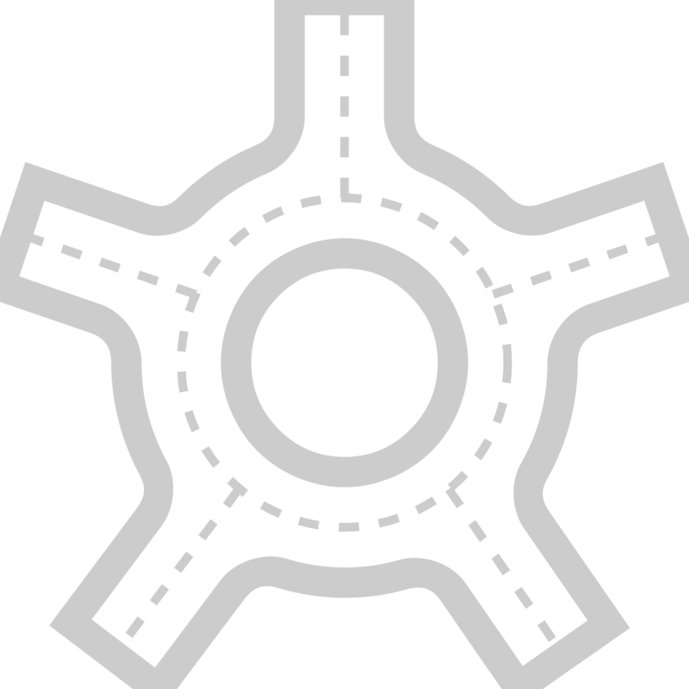 Roads Roundabout vector