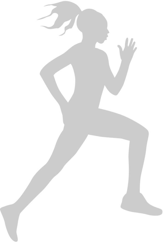 Run Woman vector