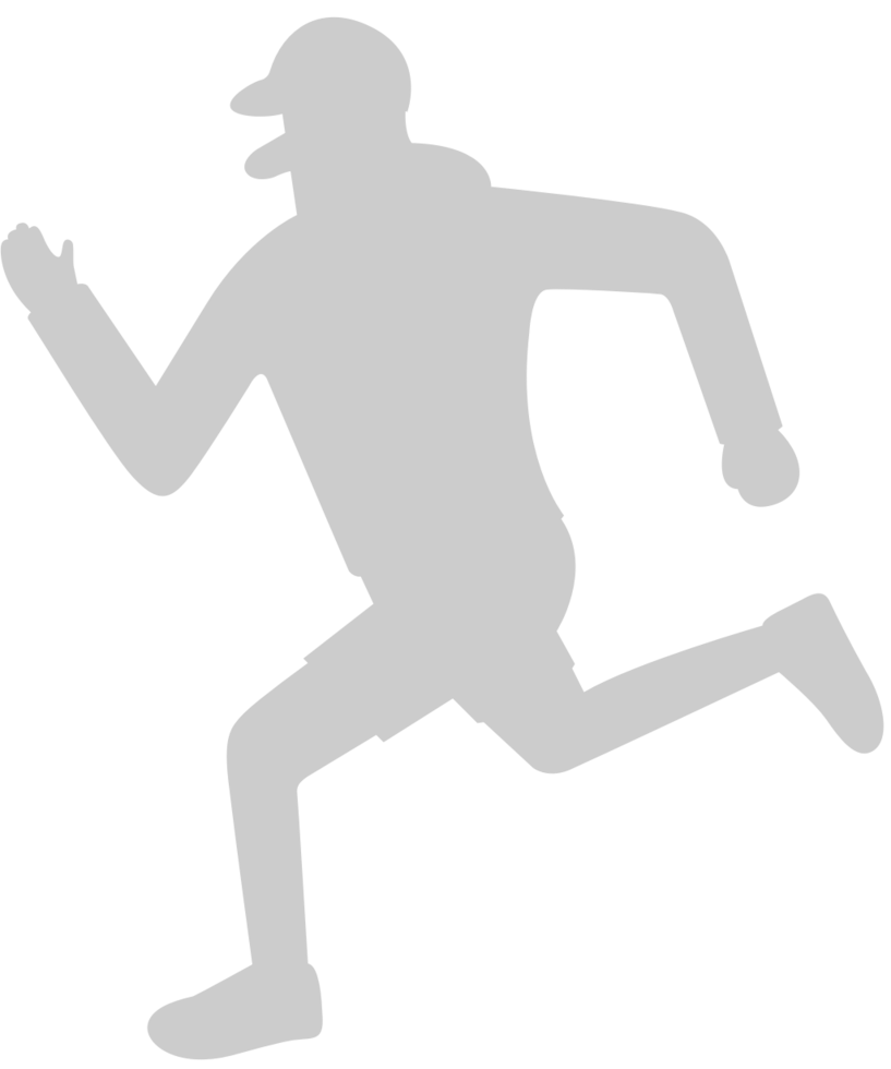 Run Cartoon vector