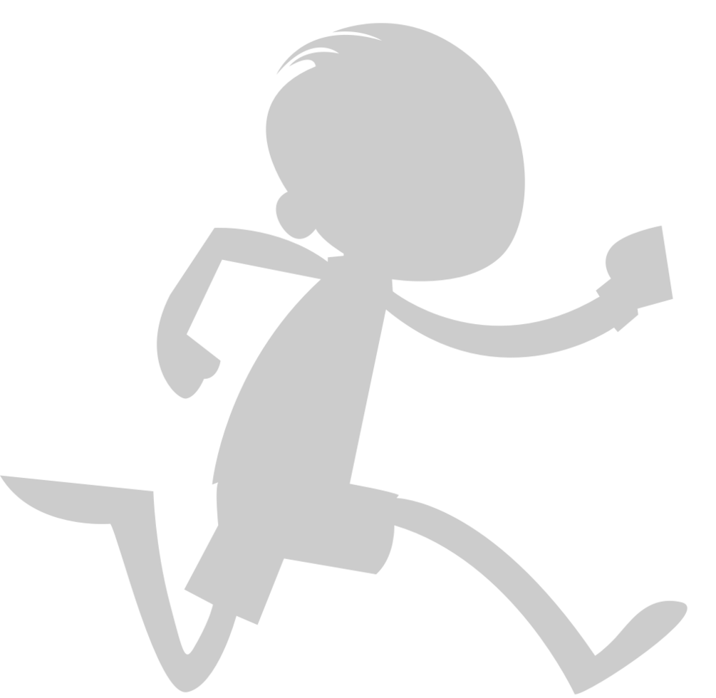 Run Cartoon vector