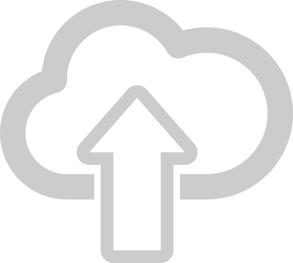Cloud Computing Upload Icon  vector